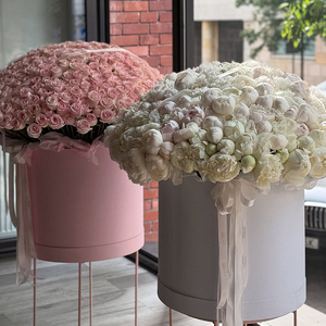 I1183 Décoration florale colorée marguerite, rose, <span class=keywords><strong>tournesol</strong></span> avec seau cylindrique pour supermarché et centre commercial - Product Image 2