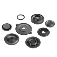 Diaphragmes en caoutchouc sur mesure FKM NBR CR Silicone, pièces d'étanchéité pour applications automobiles, médicales, industrielles, contrôle des fluides, moulage, OEM disponible