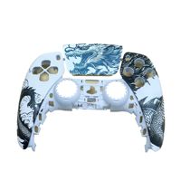Coque de remplacement pour manette compatible PS5, personnalisable par impression à l'eau, coque décorative pour manette de jeu