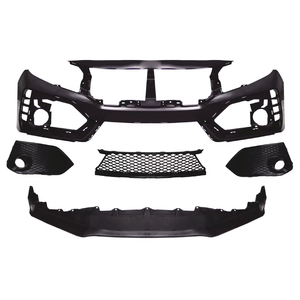 Parachoques para Honda <span class=keywords><strong>Civic</strong></span> 10ª Generación, Actualización Tipo R 2016-2021, Parachoques Delantero y Trasero para Honda <span class=keywords><strong>Civic</strong></span> FC1 - Product Image 1