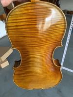 Violon Guarneri Paganini 4/4 en bois européen, grain flammé, son doux et agréable, épicéa massif, érable, fait à la main