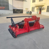 Desbrozadora Industrial Montada en Tractor con Cadenas Protectoras, Caja de Engranajes, Rodamientos, Altura de Corte Ajustable, Alta Productividad, 70-125 HP, para Terrenos Difíciles