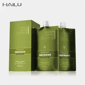 OEM ODM Natural Herb Plant Professional Salon Botânico Cabelo Dye Para Grey Silk Hair Color Dye para cabelos grisalhos