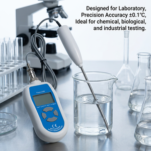 Termometro Digitale Industriale <span class=keywords><strong>LDT</strong></span> 3305 Best Seller, Sonda Impermeabile IP67 in Acciaio Inox per Alimenti, Risoluzione 0.1°C, OEM - Product Image 2