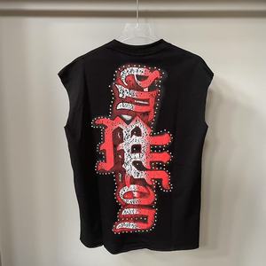 Áo ba lỗ nam in hình kim cương, thiết kế thời trang đường phố, chất liệu cao cấp, in họa tiết tùy chỉnh, phong cách thể thao năng động, dành cho nam giới. - Product Image 2