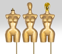 Mannequin demi-corps en fibre de verre pour présentation de sous-vêtements et bikinis féminins