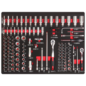 फर्निटोपर 12 दराज 471 पीसी ऑटोमोटिव कार्यशाला स्टील कैबिनेट औद्योगिक रोलिंग बॉक्स टूल ट्रॉली 76x46x87cm - Product Image 3