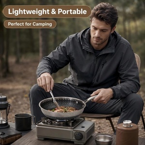 Mini Sartén Antiadherente de Acero Inoxidable SUS 316L con Diseño de Panal de Abeja, Apta <span class=keywords><strong>para</strong></span> Cocina de Inducción, Gas y Eléctrica, Apta <span class=keywords><strong>para</strong></span> Lavavajillas - Product Image 6