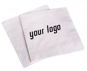 Nhà Máy Trực Tiếp 2-Ply Tùy Chỉnh Khăn Ăn Với Logo Dùng Một Lần Cocktail Serviettes Mềm Trinh Gỗ Bột Giấy 33*<span class=keywords><strong>33Cm</strong></span> Bữa Ăn Tối Khăn Ăn - Product Image 5