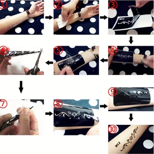 สติกเกอร์ลาย<span class=keywords><strong>สัก</strong></span> 3 มิติ ขนาดเล็กยอดนิยม <span class=keywords><strong>ลาย</strong></span>เฮนน่า สาวเซ็กซี่ <span class=keywords><strong>ลาย</strong></span>ฉลุสำหรับเพ้นท์ร่างกาย กระดาษ<span class=keywords><strong>ลาย</strong></span>ฉลุสำหรับ<span class=keywords><strong>สัก</strong></span> - Product Image 6