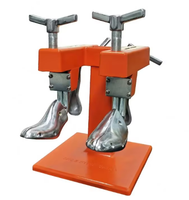 Machine d'étirement d'extenseur de botte industrielle de civière de chaussure à double tête commerciale pour les usines de fabrication de chaussures