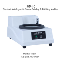Polisseuse-ponceuse automatique économique à disque unique MP-1C 50-1000 tr/min pour ponçage grossier/fin et polissage métallographique