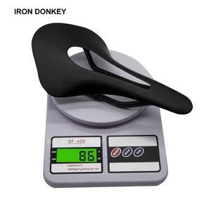 IRONDONKEY selle de siège de vélo en Fiber de carbone 85g selle de vélo légère pour coussin de cyclisme sur route en cuir LOGO OEM - Product Image 4