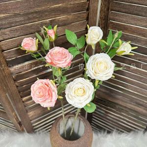 Bouquet de roses artificielles Junheyuan 202, décoration intérieure pour mariage et maison, arrangement floral - Product Image 3