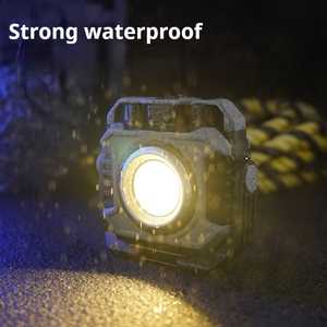 Lampe <span class=keywords><strong>de</strong></span> travail rechargeable TL05 2200 lumens à double face avec aimant et crochet, projecteur LED à intensité variable pour réparation automobile, garage - Product Image 2