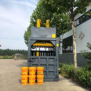 Semi otomatis tempat sampah vertikal Scrap Baler hidrolik mesin Press Baling kardus plastik 60T Baler <span class=keywords><strong>Compactor</strong></span> - Product Image 4