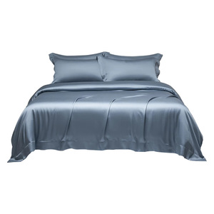 Parure de lit de luxe quatre pièces en coton, housse de <span class=keywords><strong>couette</strong></span> rafraîchissante et soyeuse en soie glacée pour l'été - Product Image 5