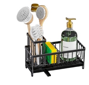 Đa-Chức Năng Cống Giỏ Nhà Bếp Lưu Trữ Món Ăn Khăn Giá Miếng Bọt Biển Chất Tẩy Rửa Lưu Trữ Bồn Rửa Cống Giá Countertop Đơn Vị Lưu Trữ - Product Image 1