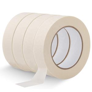 Pas cher 1 pouce 30M crêpe ruban de masquage pour peintres résistant à la chaleur fort acrylique adhésif simple face 50M longueur Cartons emballage - Product Image 4