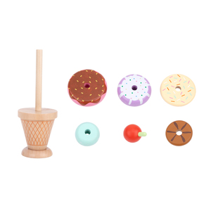 Juego de madera ecológico para niños, <span class=keywords><strong>helado</strong></span>, simulación de <span class=keywords><strong>helado</strong></span>, juego de postres, iluminación, Comida, Juguetes en capas - Product Image 2