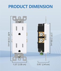 Barep ul được liệt kê hiện đại chúng tôi loại cắm 5-15r Duplex Ổ cắm điện tường ổ cắm điện ổ cắm điện sử dụng nhà cửa hàng - Product Image 2
