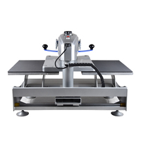 Mesin Press Panas Sublimasi Kaos Flatbed Manual Double Station 16x20, Produk Baru Laris Manis