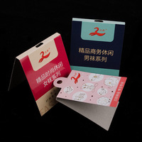 Impression personnalisée logo sceau étiquette d'emballage alimentaire paquet de serviettes papier d'emballage manchon étiquette pour cadeaux