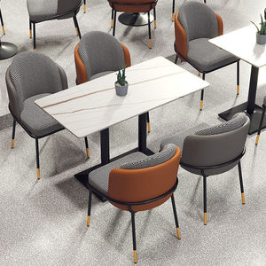 Sedie da pranzo in stile nordico moderno e minimalista in pelle <span class=keywords><strong>Noir</strong></span>, sedie da pranzo di lusso, - Product Image 1