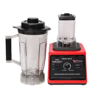 2023 Hot Sell 2 In 1 Heavy Duty Commercial Kitchen Household Fresh Fruit Juicer Electrical Silver Crest Smoothie Mixer Blender