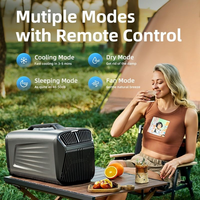Mini climatiseur portable pour voiture, tente anti-moustiques, refroidissement par compresseur, idéal pour l'extérieur
