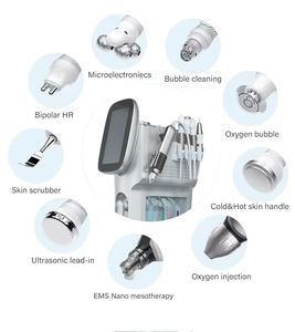 Appareil de soin de la peau multifonctionnel 9 en 1, peeling à l'eau H2O2, hydrodermabrasion, machine faciale Aqua Peel Scrubber Oxygen <span class=keywords><strong>HR</strong></span> BIO - Product Image 4