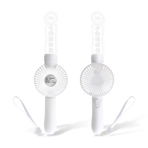 <b>Led</b> Acrylic Luminous Handheld Fan With <b>Light</b> Dc Motor Battery Powered For Concerts Music Festivals <b>Bars</b> Ktv Cheering Props - Product Image 5