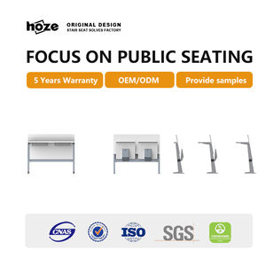 โต๊ะเก้าอี้พับได้โลหะ รุ่น HOZE HS-3207 ทันสมัย ทนทาน เหมาะสำหรับโรงเรียน วิทยาลัย โรงพยาบาล - ออกแบบตามหลักสรีรศาสตร์ สำหรับใช้งานเชิงพาณิชย์ - Product Image 2