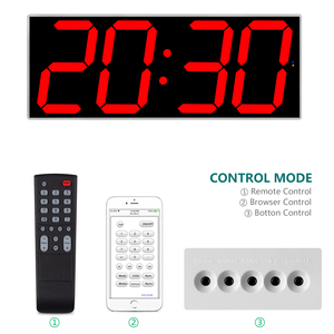 SIBO 6 Pouces Grand WIFI Connect LED <span class=keywords><strong>Horloge</strong></span> <span class=keywords><strong>Murale</strong></span> Avec Compte À Rebours Score D'enregistrement - Product Image 3