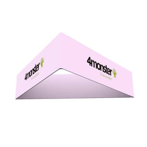 Stand de Exhibición 4Monster Booth 1010 de Alta Calidad, Marco de Aluminio Personalizado OEM, Tela Tensada, Fácil Montaje, Triangular, Colgante de Techo - Product Image 3