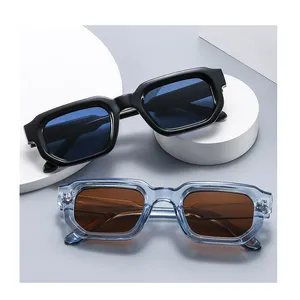 Sparloo 10763 lüks CE sertifikalı çerçevesiz kare küçük boy erkek güneş gözlüğü unisex için