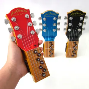 Lelyi Nieuwe Air Guitar Elektrisch Speelgoed Muziek Instrument Plastic Speelgoed Gitaar Met Infrarood
