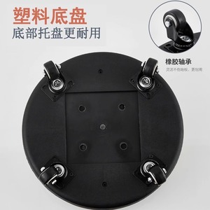 Portable Round Caster Stool With Wheels For <b>Floor</b> Cleaning And Sofa Use Adult And Child Universal Wheel Seat - Product Image 4