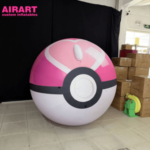 Globo Inflable con Forma de Corazón de Poké<span class=keywords><strong>mon</strong></span>, Bola de Amor Inflable para Decoración de Escenarios, Globo Grande Inflable de Poké<span class=keywords><strong>mon</strong></span> para Fiestas - Product Image 2