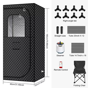 Sauna Portatile da <span class=keywords><strong>Casa</strong></span> 1000W per Disintossicazione, Dimagrimento e Perdita di Peso con Vapore - Product Image 4