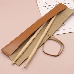 Estuche Protector Portátil de Cuero PU para Baquetas, Bolsa para Baquetas, Soporte para Almacenamiento y Transporte, Regalo Promocional - Product Image 3