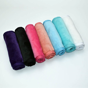 Le donne in microfibra make up di stoffa 100% tessuto in microfibra tovagliolo di fronte di corallo del panno morbido in microfibra makeup remover asciugamano - Product Image 4