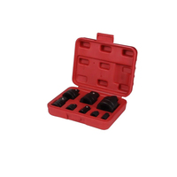 Jeu de douilles à chocs, adaptateurs hexagonaux, clés à écrous de roue, outils de réparation mécanique, kit d'outils à douilles