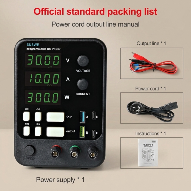 Switching Power Supply Intelligent Adjustable Powerdc power supply for Mobile Maintenance 60V5A 30V10A 120V3A