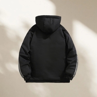 Veste d'hiver à capuche pour homme, chaude, épaisse, tendance, décontractée, coupe-vent, pour l'extérieur, vente en gros