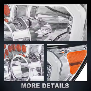 ไฟหน้าแบบ Sequential Signal สำหรับรถยนต์ Tundra/Sequoia ปี 2007-2013 พร้อมหลอด LED สีเหลืองอำพัน 70W <span class=keywords><strong>ฮา</strong></span><span class=keywords><strong>โล</strong></span><span class=keywords><strong>เจน</strong></span> <span class=keywords><strong>12V</strong></span> - Product Image 2