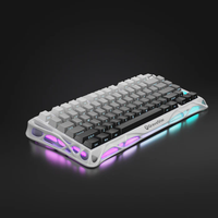 GravaStar Mercury K1 75% RGB Mechanical Gaming Keyboard 2.4GHz Wireless 8000mAh Battery USB-C Interface Plug&Play Hot Swappable