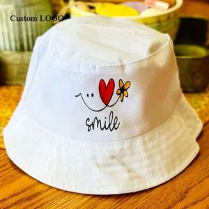 Custom Logo Printed Bucket <b>Hat</b> - Fisherman Style Cap for New Business Giveaways - Product Image 6