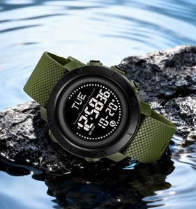 Montre SKMEI 2620 avec boussole numérique, podomètre 3D, sport, extérieur, mode, bracelet en ABS, TPU et nylon, 3 alarmes - Product Image 2