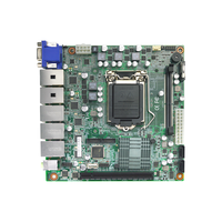 Motherboard MINI-ITX Baru EITX-7590 Intel Generasi ke-8 dan ke-9 LGA1151 DDR4 Memori 16GB Double SATA 2LAN/5LAN Motherboard Server Industri